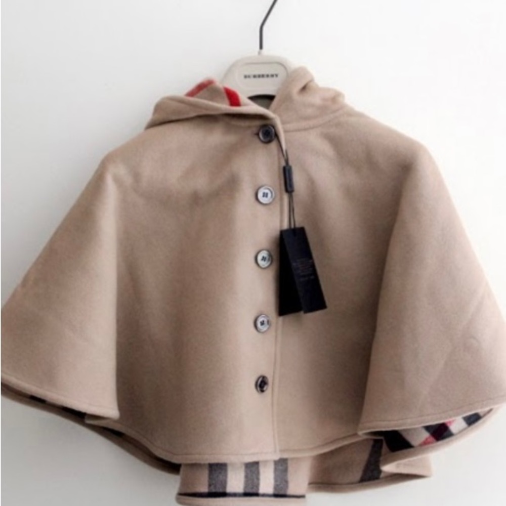 Burberry Kids Camel Wool Cape~ never worn~ no tags
